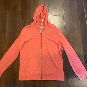 Orange Sonoma Zip-Up Hoodie